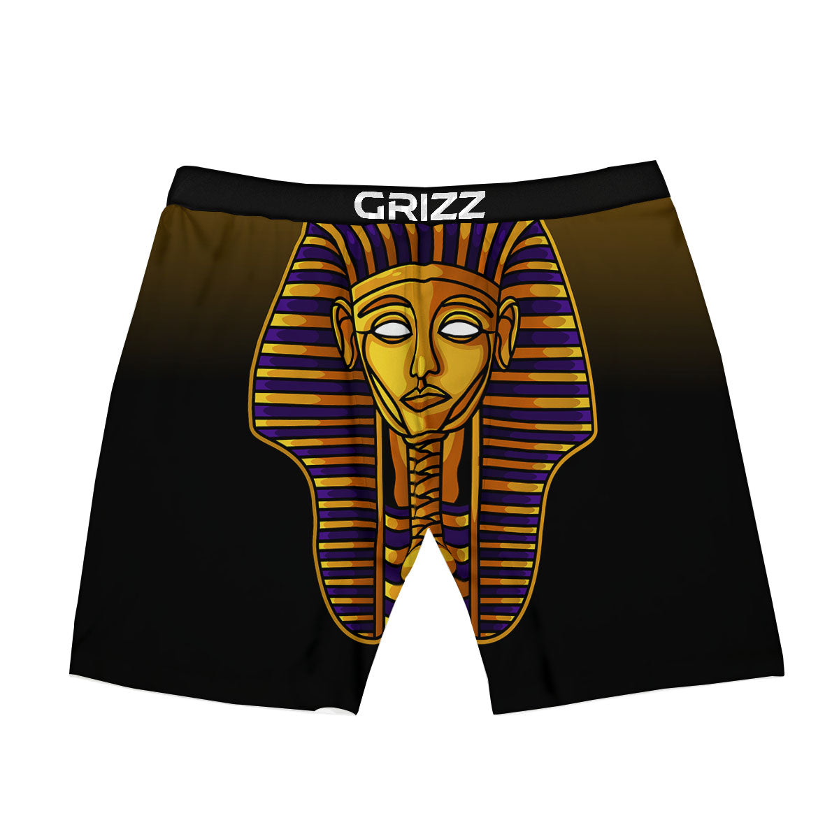 Golden Pharaoh Egyptian Print Boxer Briefs-grizzshop