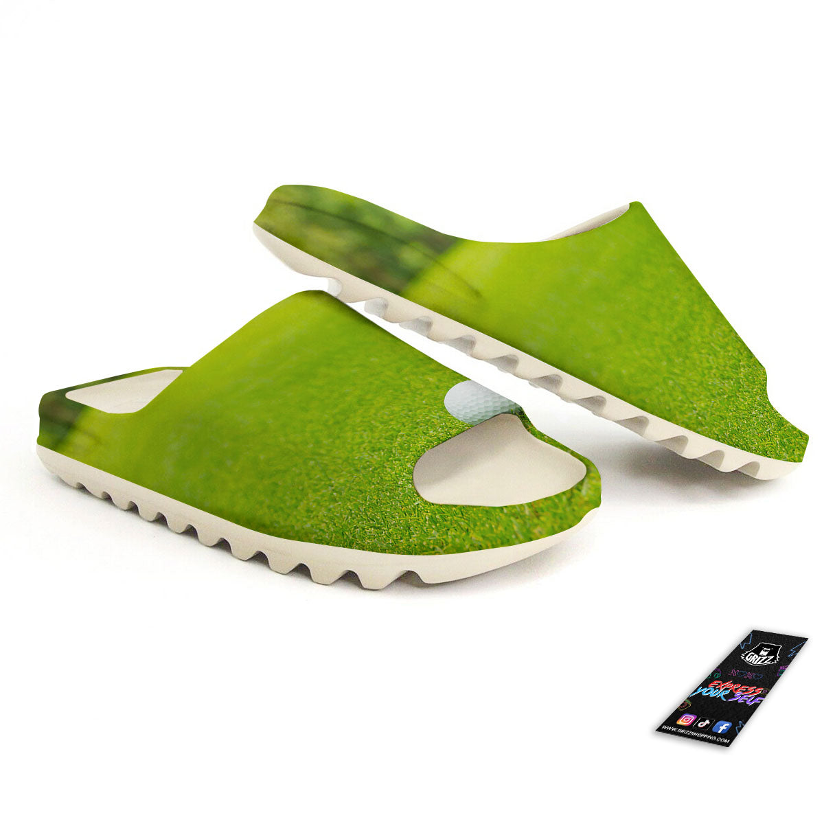 Golf Area Print Sandals-grizzshop