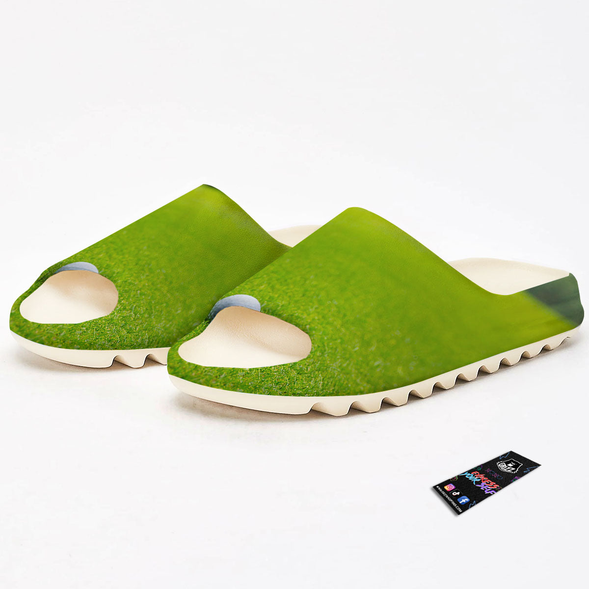 Golf Area Print Sandals-grizzshop