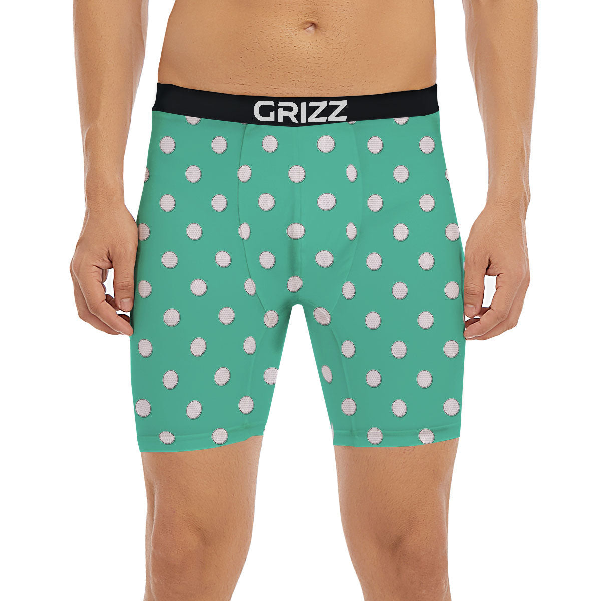 Golf Ball Print Pattern Boxer Briefs-grizzshop