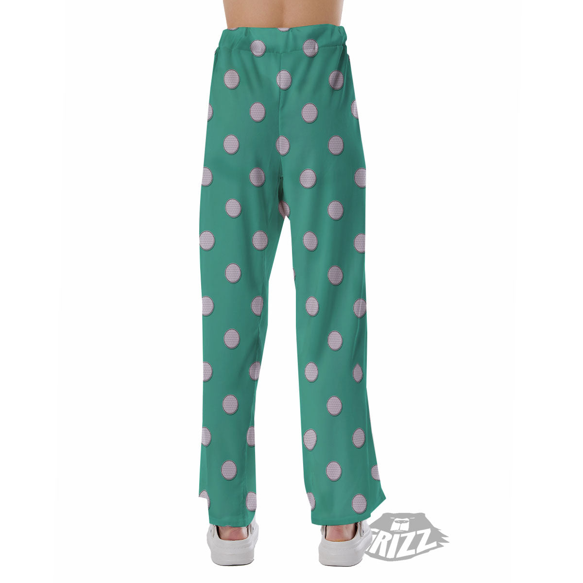 Golf Ball Print Pattern Pajama Pants-grizzshop