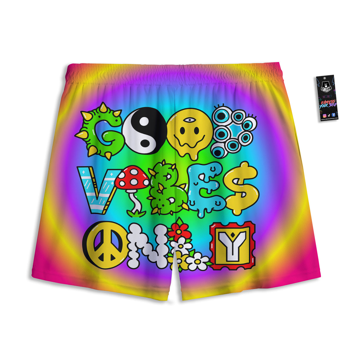 Koala Good Night Print Pattern Mesh Shorts