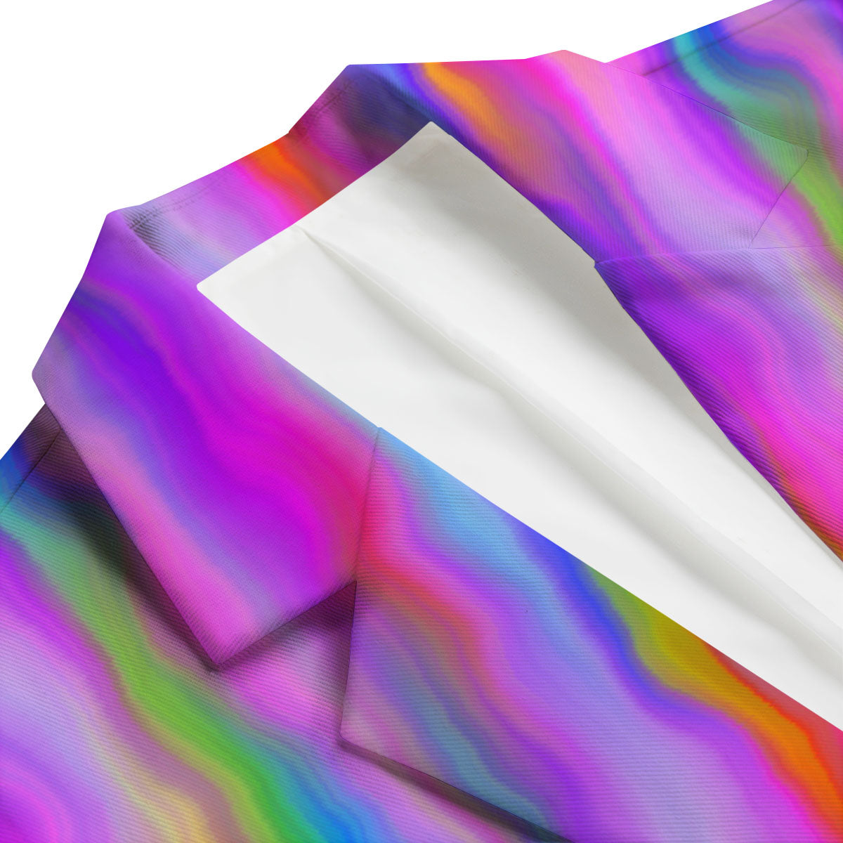 Gradient Psychedelic Print Pattern Men's Blazer-grizzshop