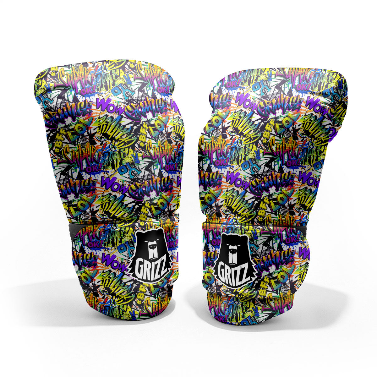 Graffiti Colorful Print Pattern Pro Boxing Glove