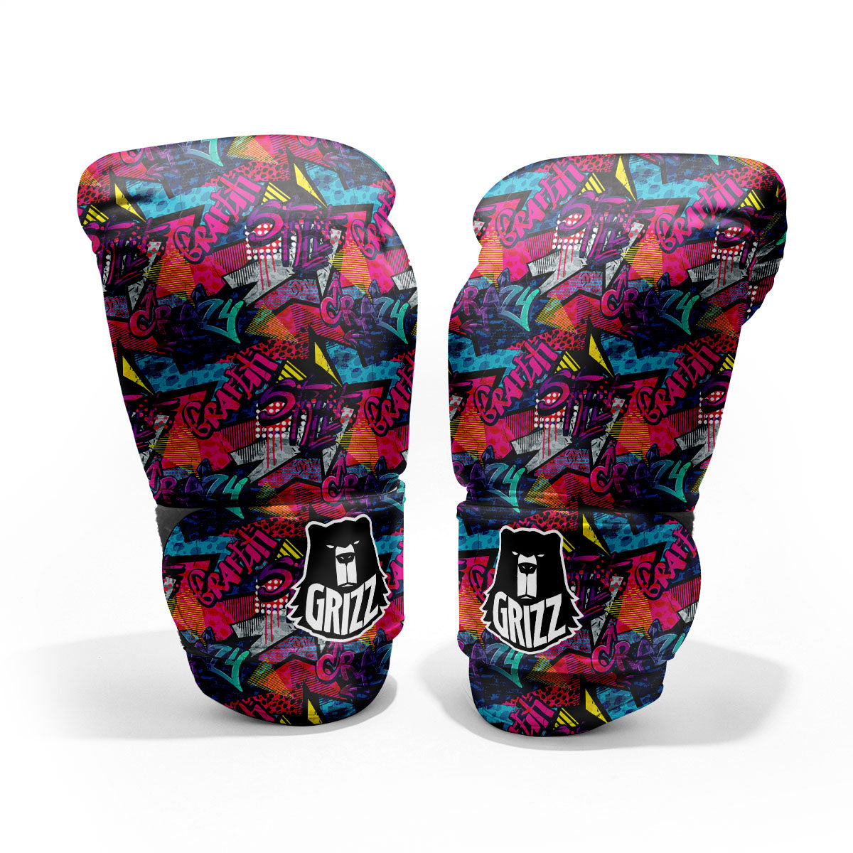 Graffiti Grunge Print Pattern Pro Boxing Glove