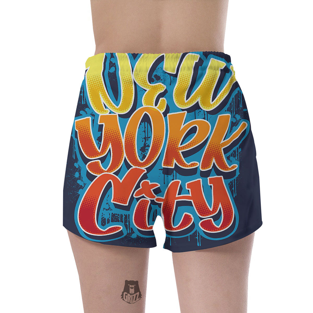 Graffiti NYC Print Women's Shorts-grizzshop