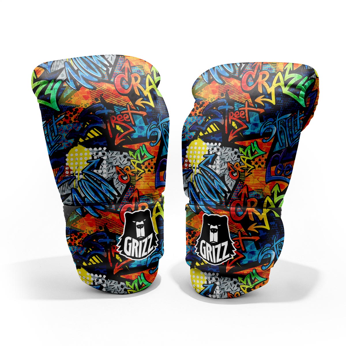 Graffiti Retro Print Pattern Pro Boxing Glove