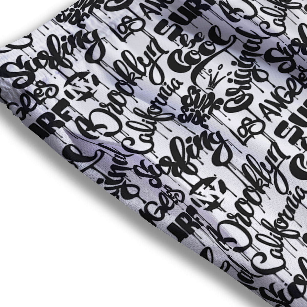 Hop Cone Cute Print Pattern Mesh Shorts