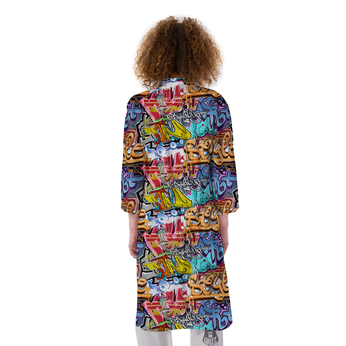 Graffity Street Art Print Pattern Kimono-grizzshop