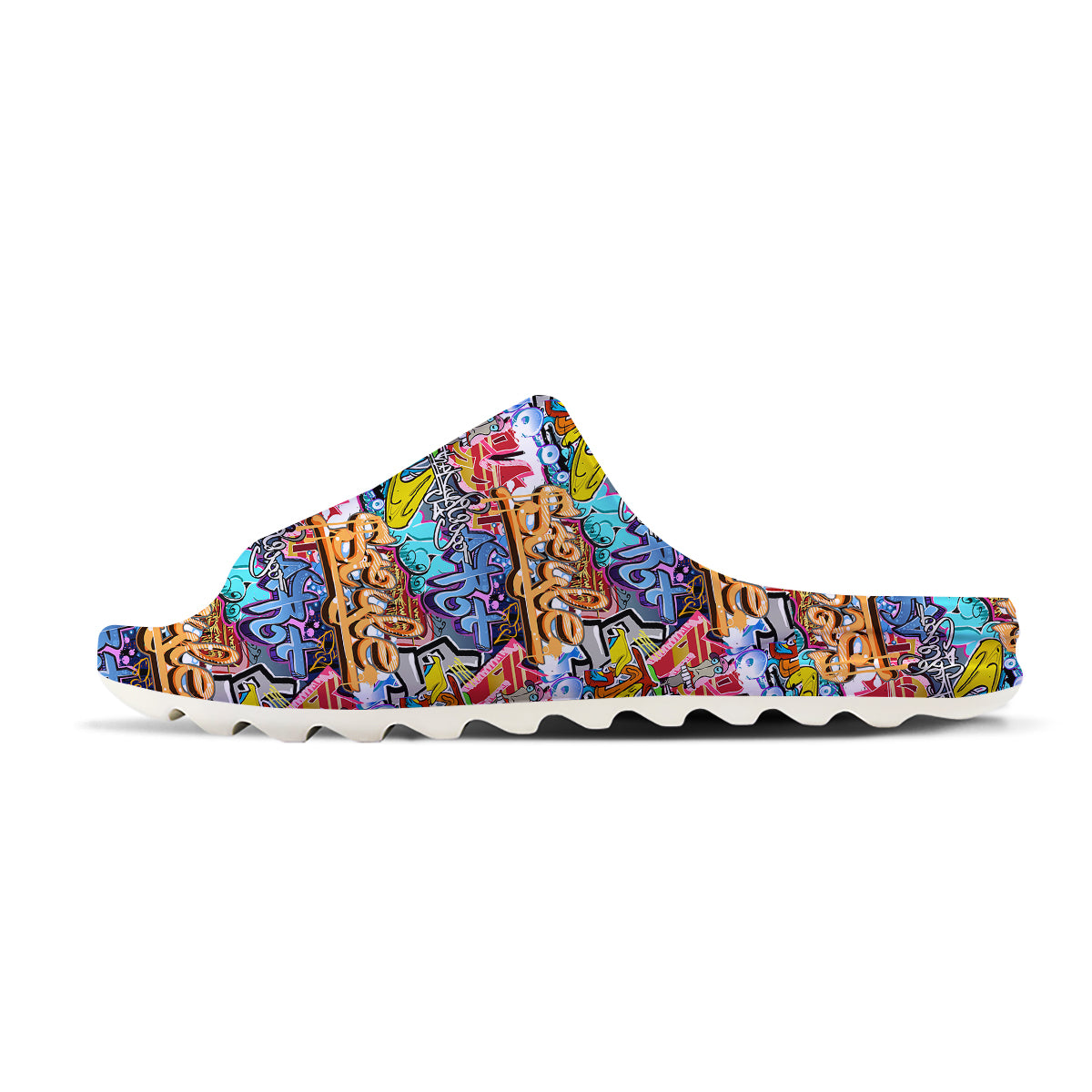 Graffity Street Art Print Pattern Sandals-grizzshop