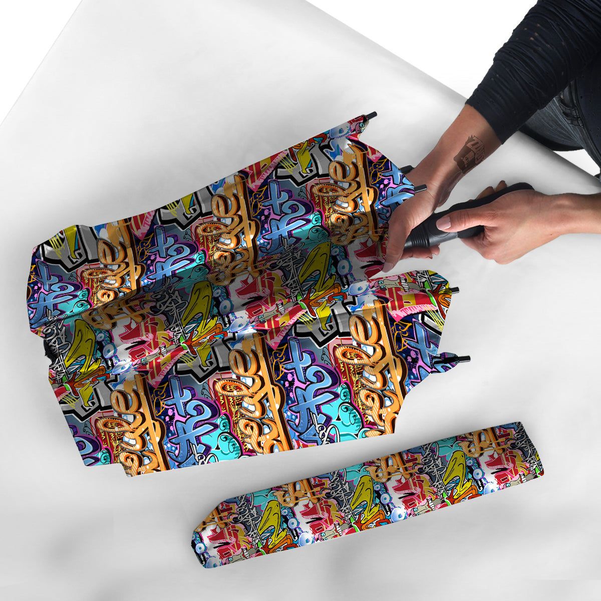 Graffity Street Art Print Pattern Umbrella-grizzshop