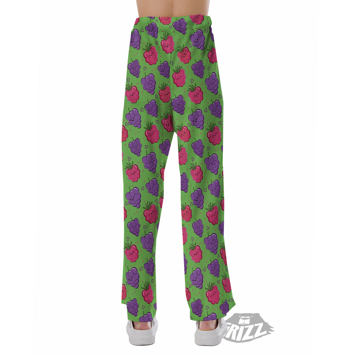Grape Cute Print Pattern Pajama Pants-grizzshop
