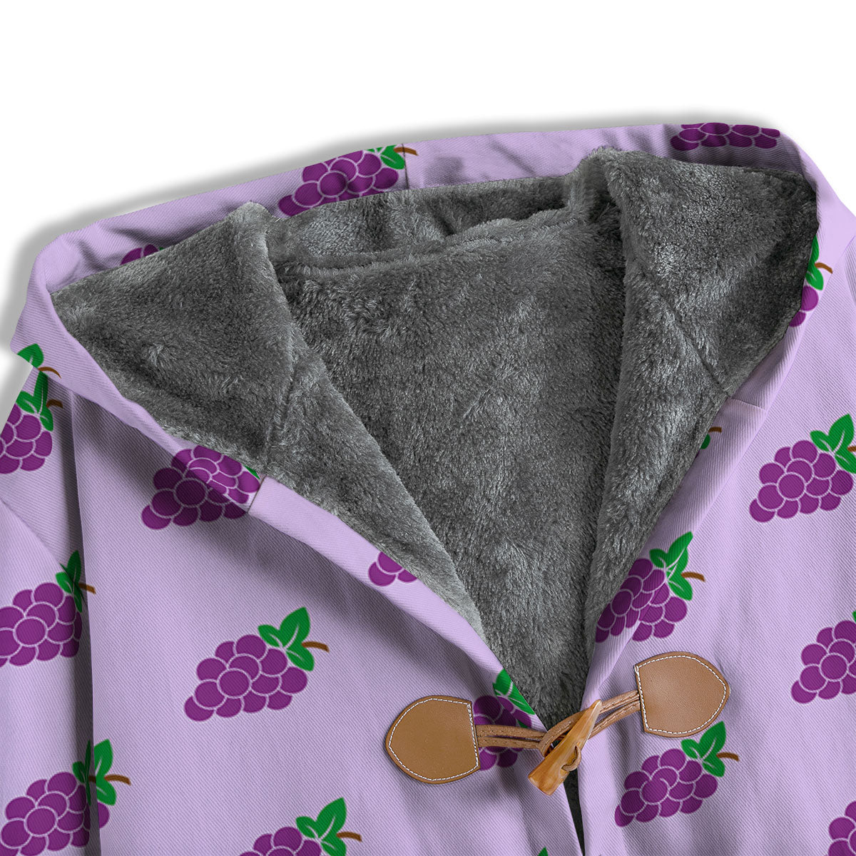 Grape Purple Print Pattern Men's Windbreaker Jacket-grizzshop