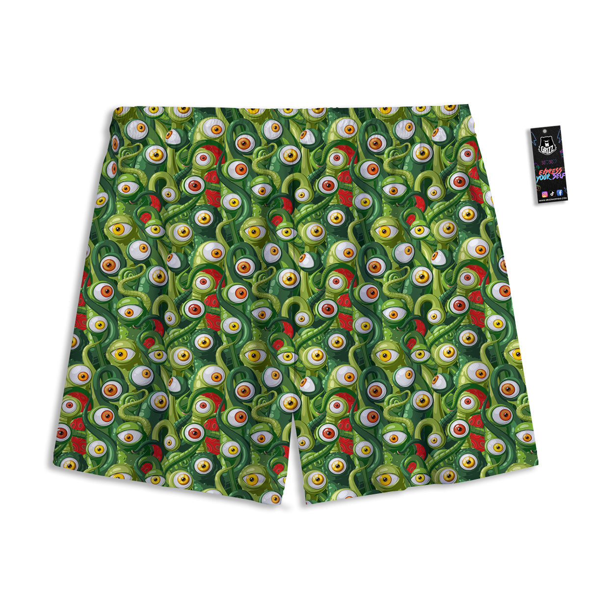 Ladybug Cute Print Pattern Mesh Shorts