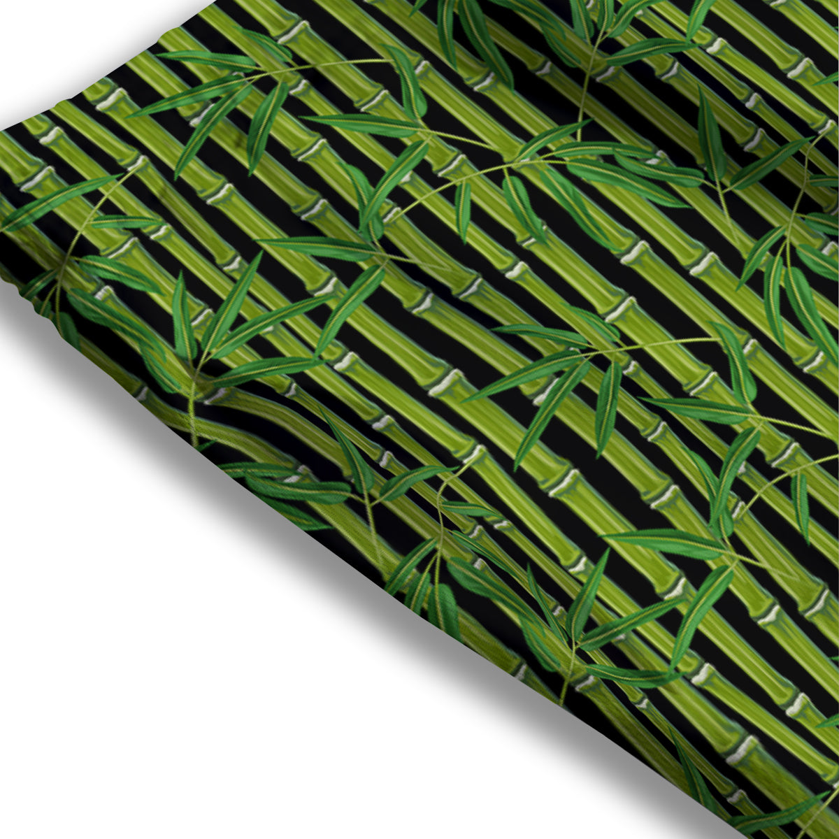 Hop Cone Green Print Pattern Mesh Shorts