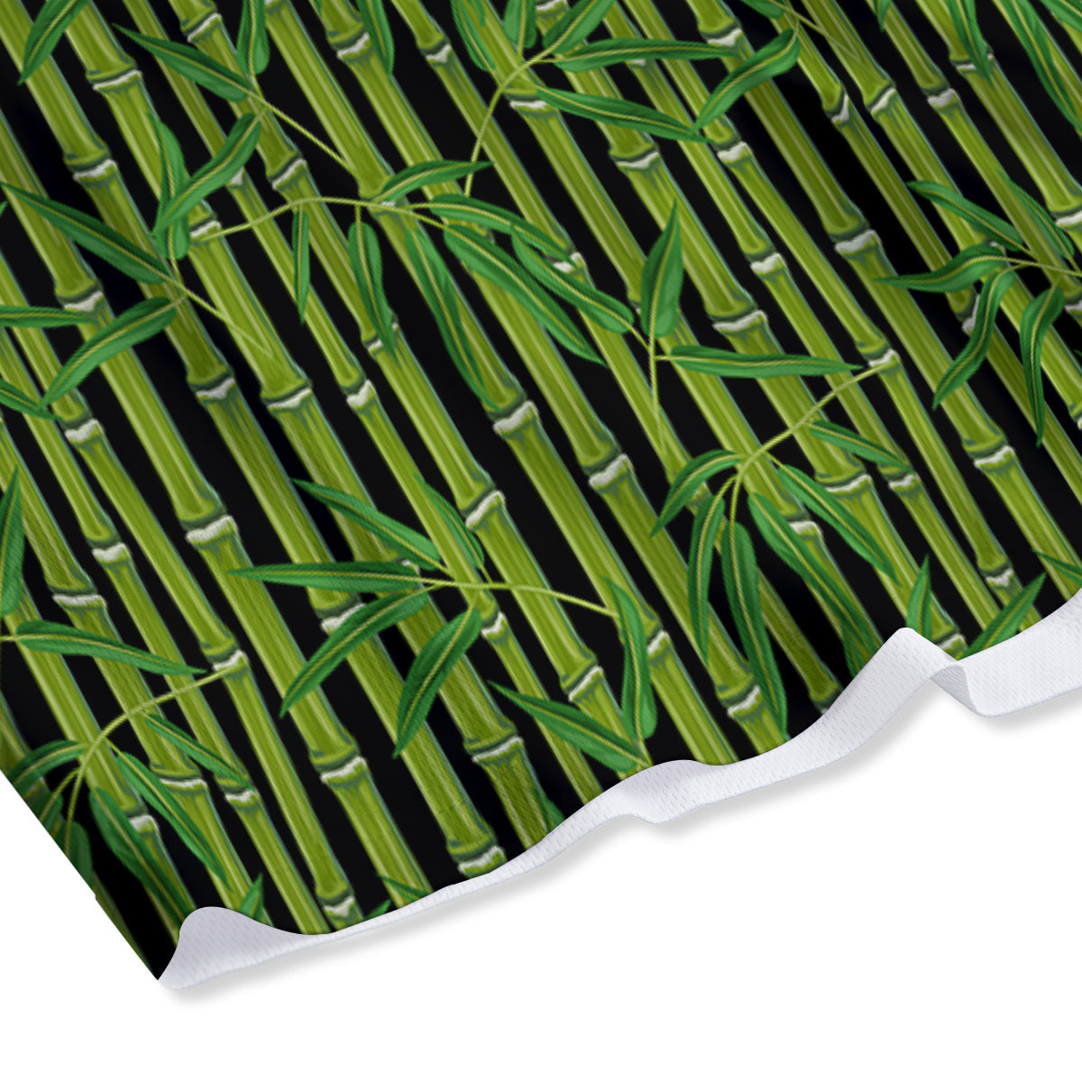 Hop Cone Green Print Pattern Mesh Shorts