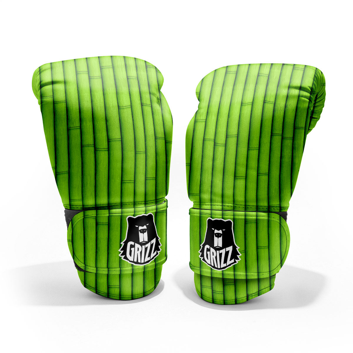 Green Bamboo Print Pro Boxing Glove