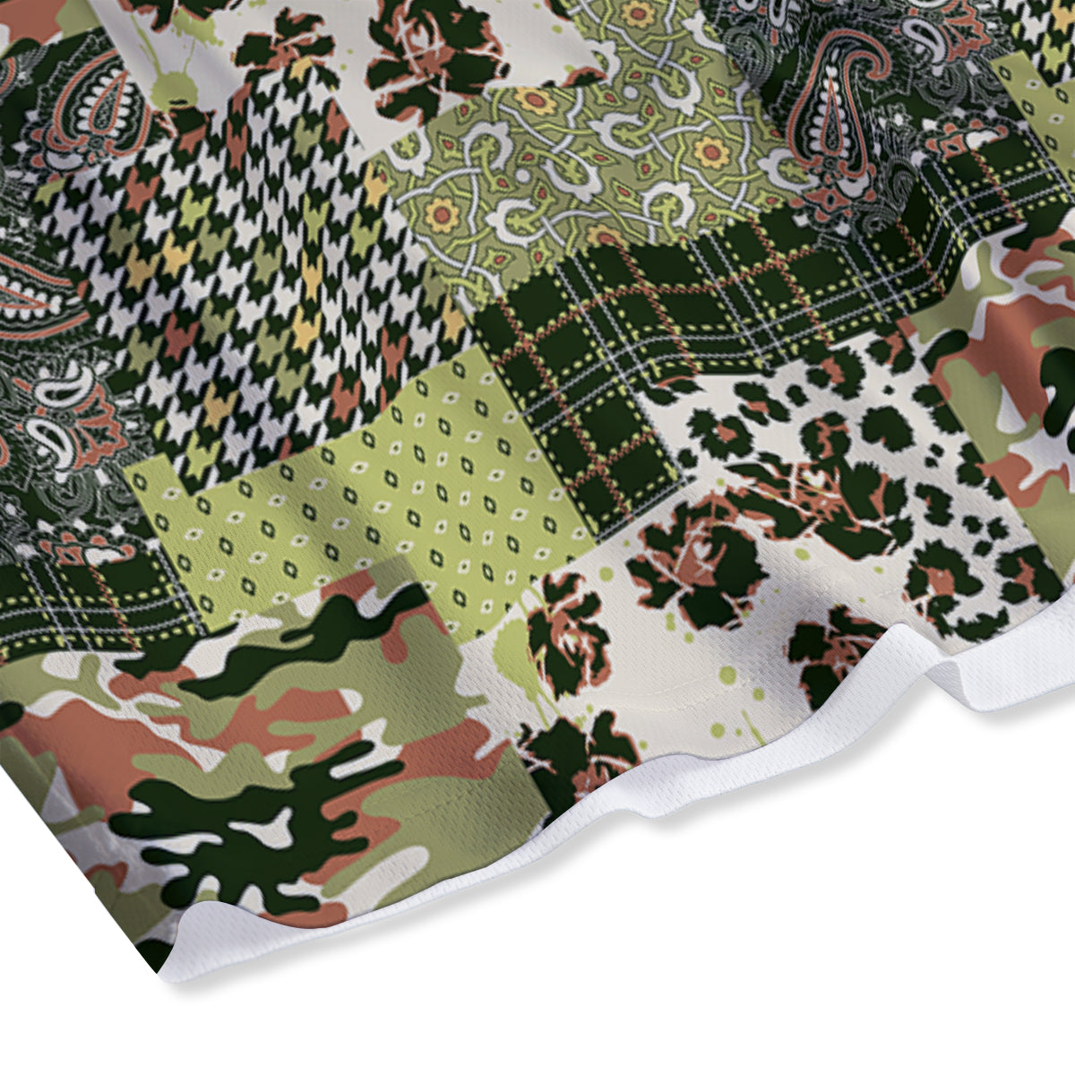 Hot Air Balloon Floral Print Pattern Mesh Shorts