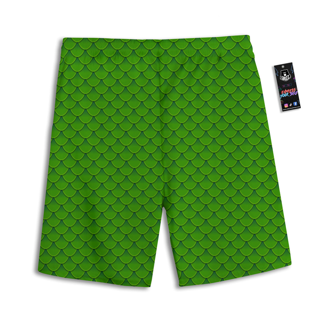 Ice Hockey Puck Print Pattern Men's Athletic Shorts