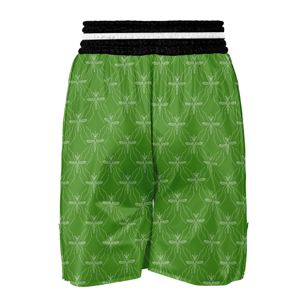 Green Mosquito Print Pattern Boxing Shorts-grizzshop