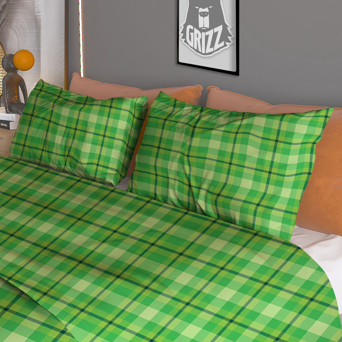 Giraffe Brown Yellow Print Pattern Duvet Cover Bedding Set