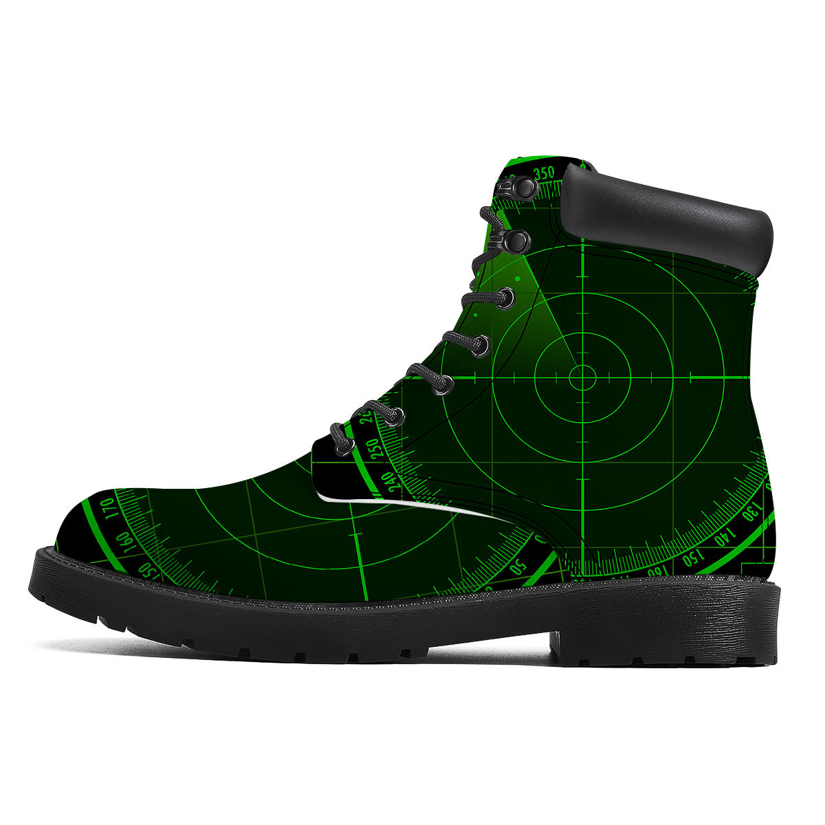 Green Radar Screen Print Boots-grizzshop