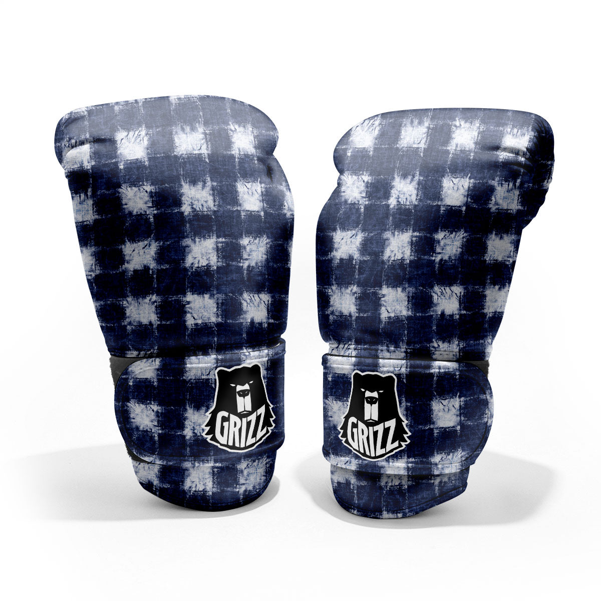 Grid Shibori Print Pattern Pro Boxing Glove