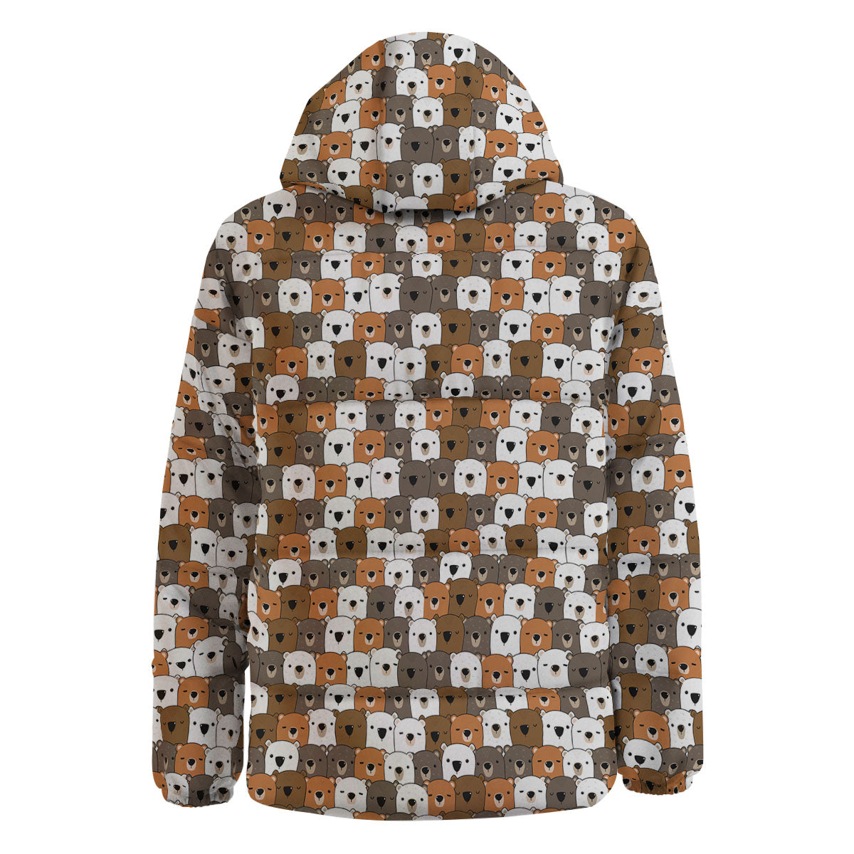 Grizzly Bear Cute Baby Print Pattern Down Jacket-grizzshop