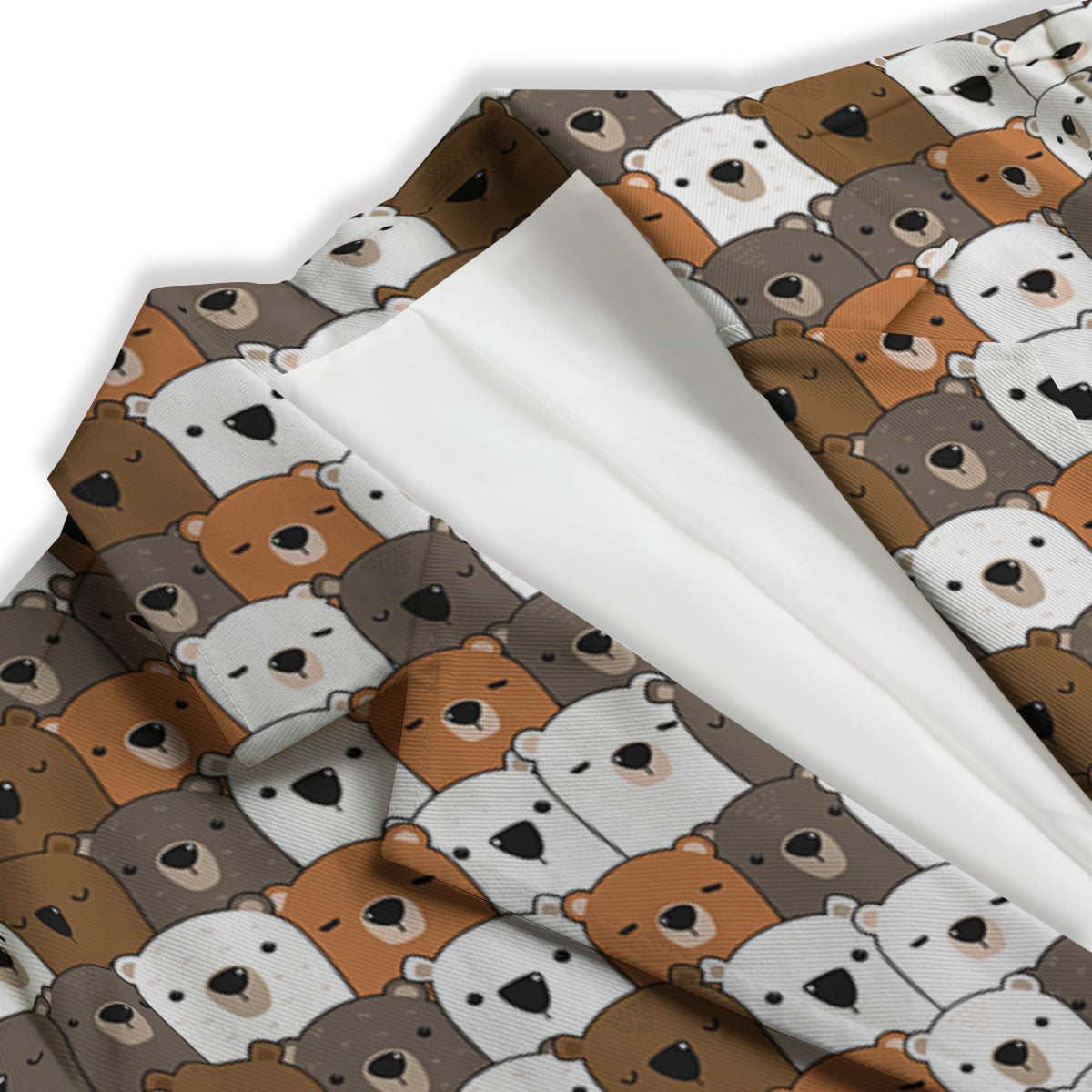 Grizzly Bear Cute Baby Print Pattern Women's Blazer-grizzshop