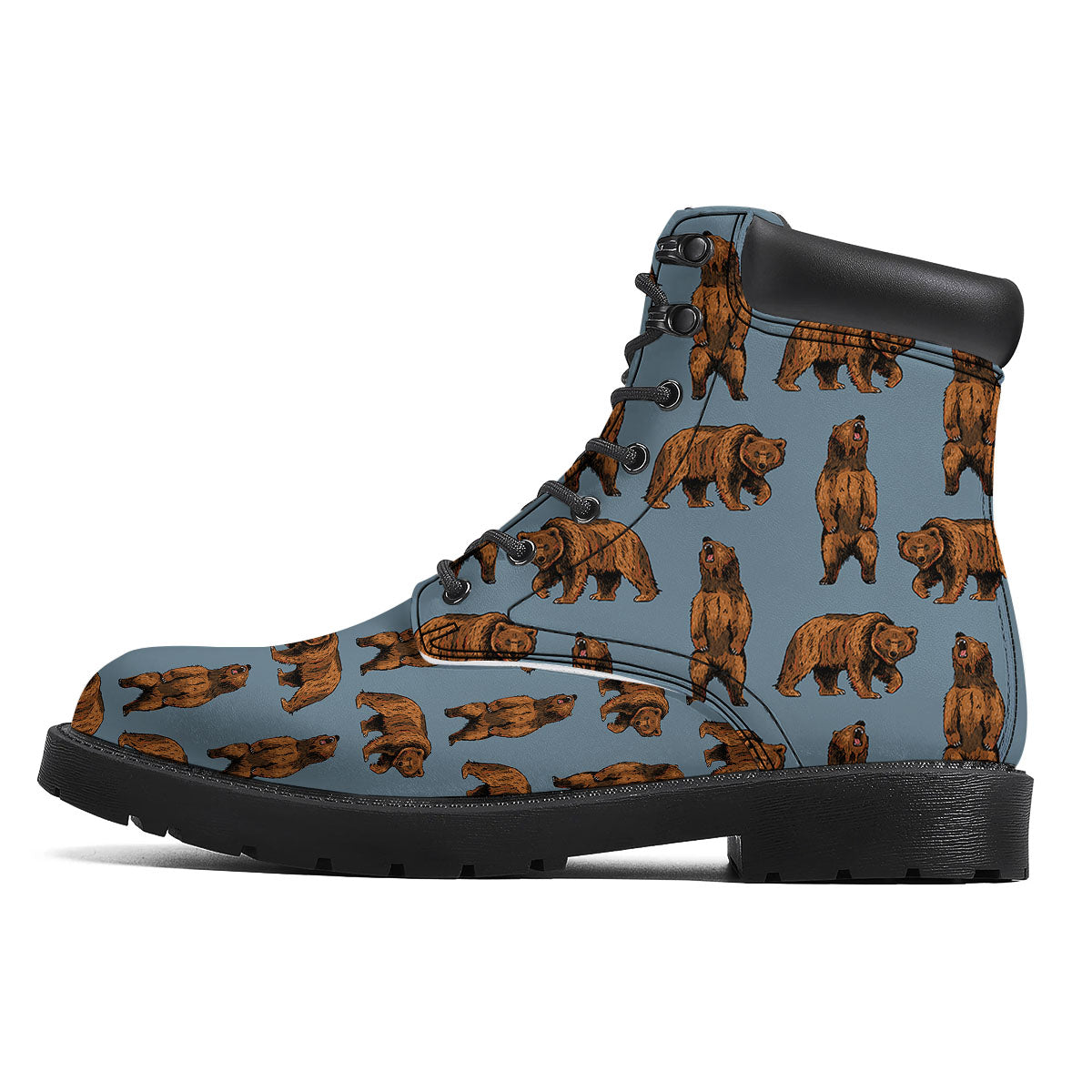 Grizzly Bear Print Pattern Boots-grizzshop