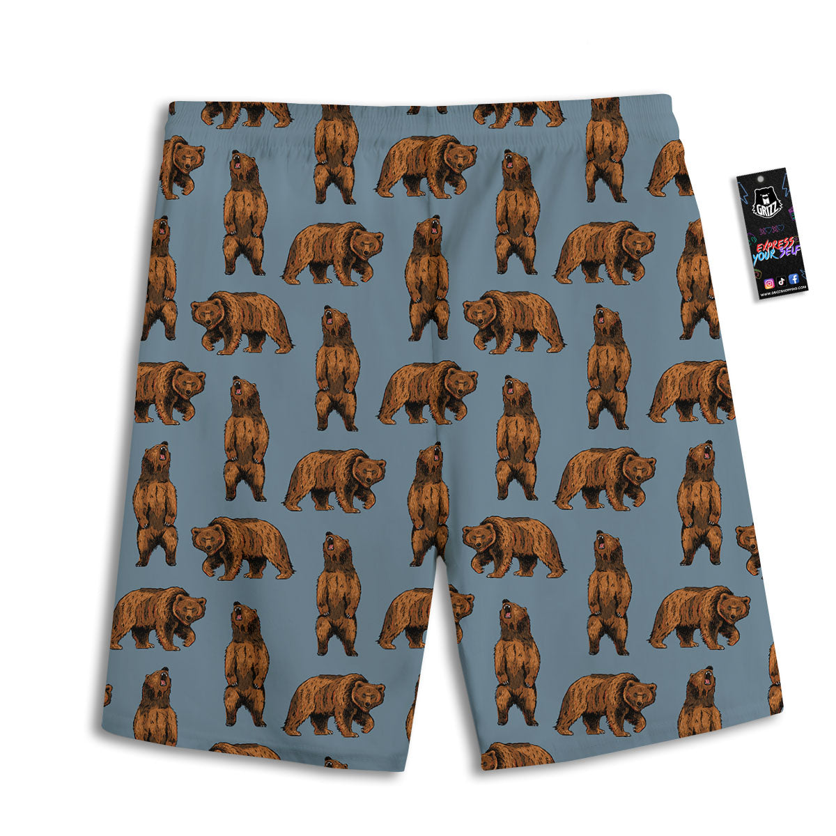 Indian Native Tribal Print Pattern Men's Athletic Shorts