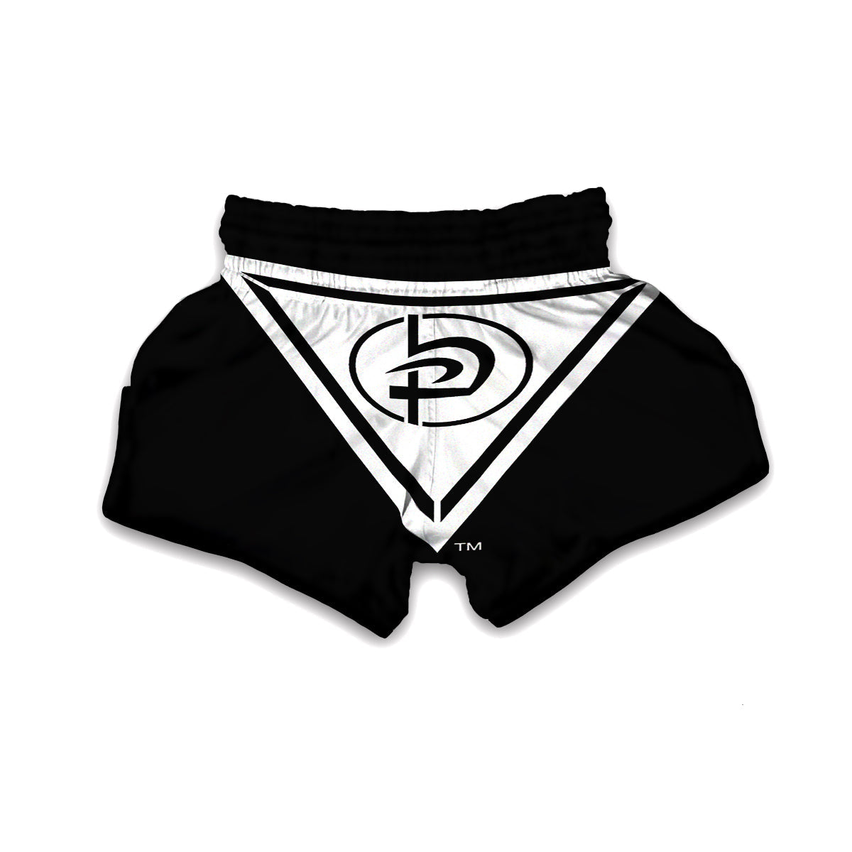 Grizz’s Krav Maga logo White Muay Thai Shorts-grizzshop