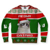 Grumpy Catmas Ugly Christmas Sweater-grizzshop