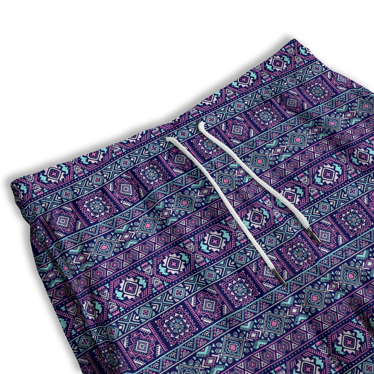 Indian Portrait Monochrome Native Print Men's Athletic Shorts