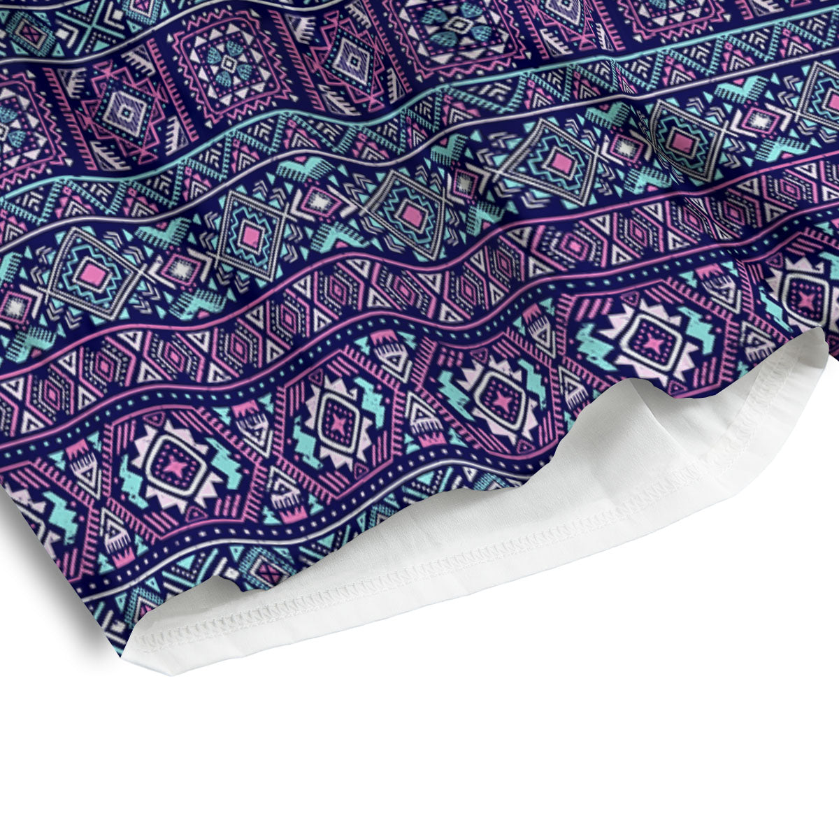 Indian Portrait Monochrome Native Print Men's Athletic Shorts