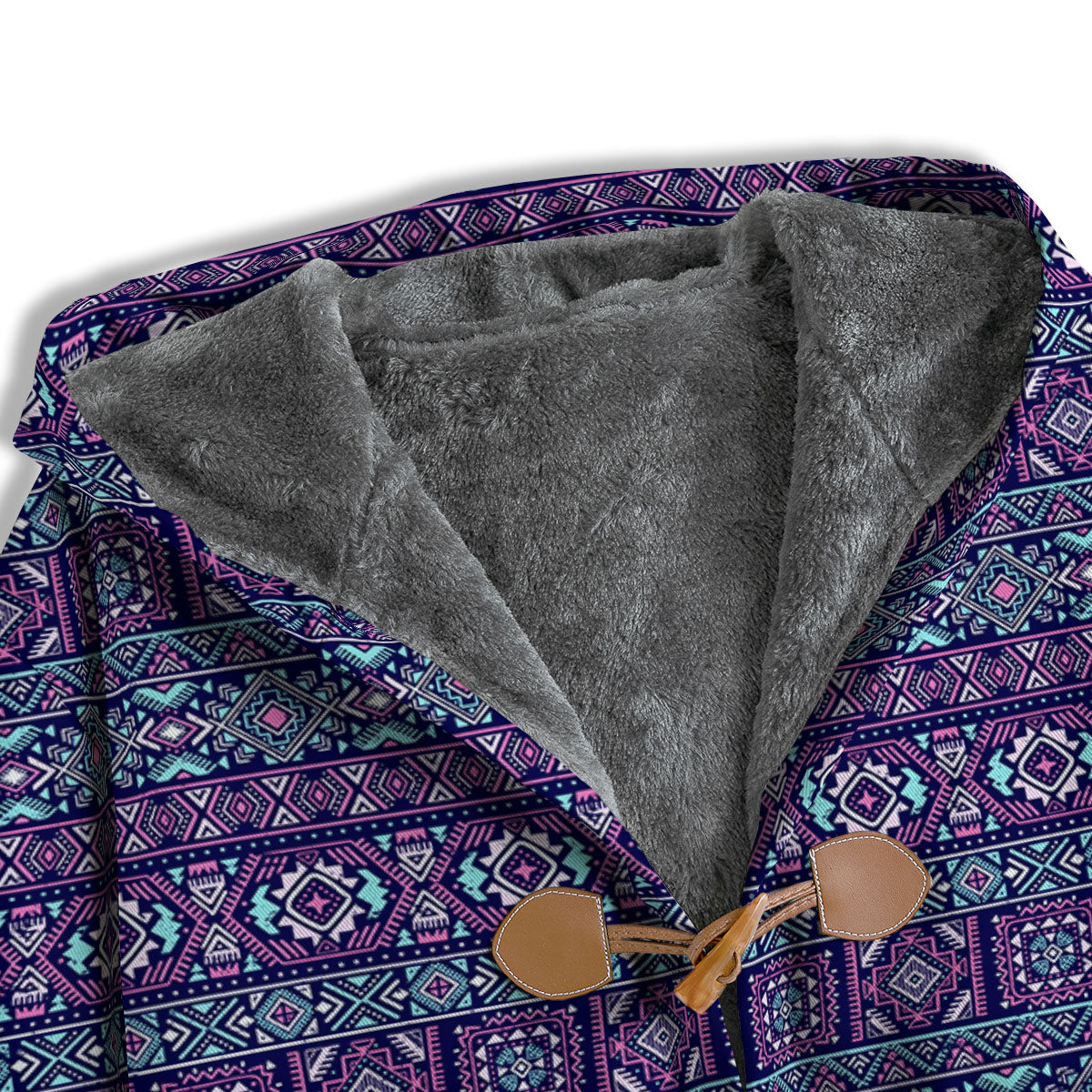 Grunge Trippy Ethnic Aztec Print Men's Windbreaker Jacket-grizzshop