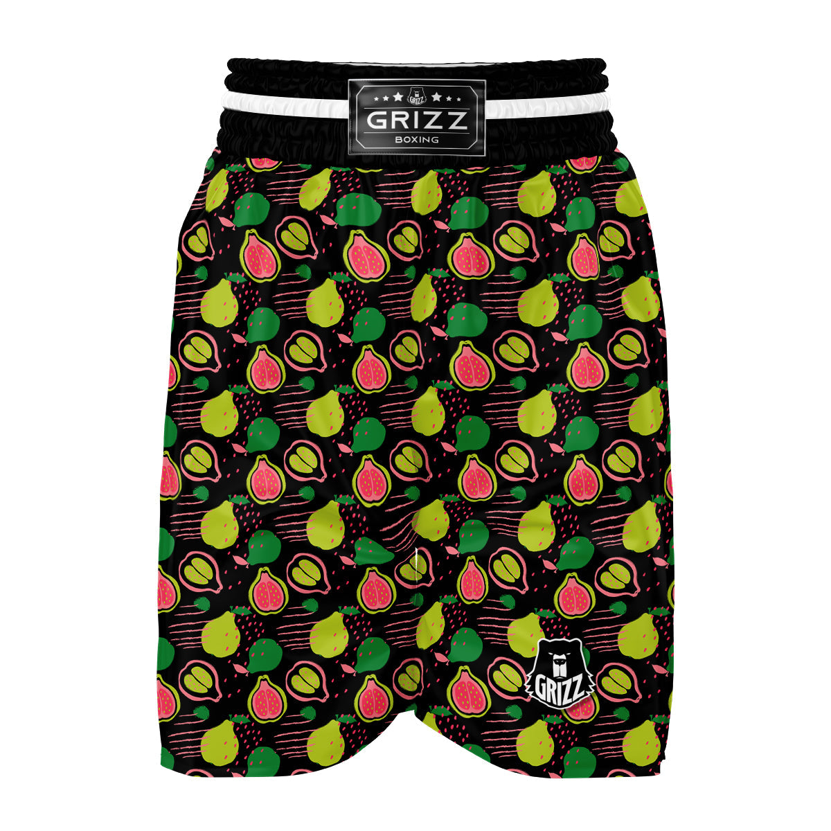 Guava Drawing Color Print Pattern Boxing Shorts-grizzshop