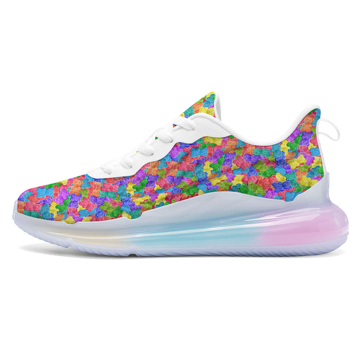 Gummy Bear Colorful Print Running Sneakers-grizzshop