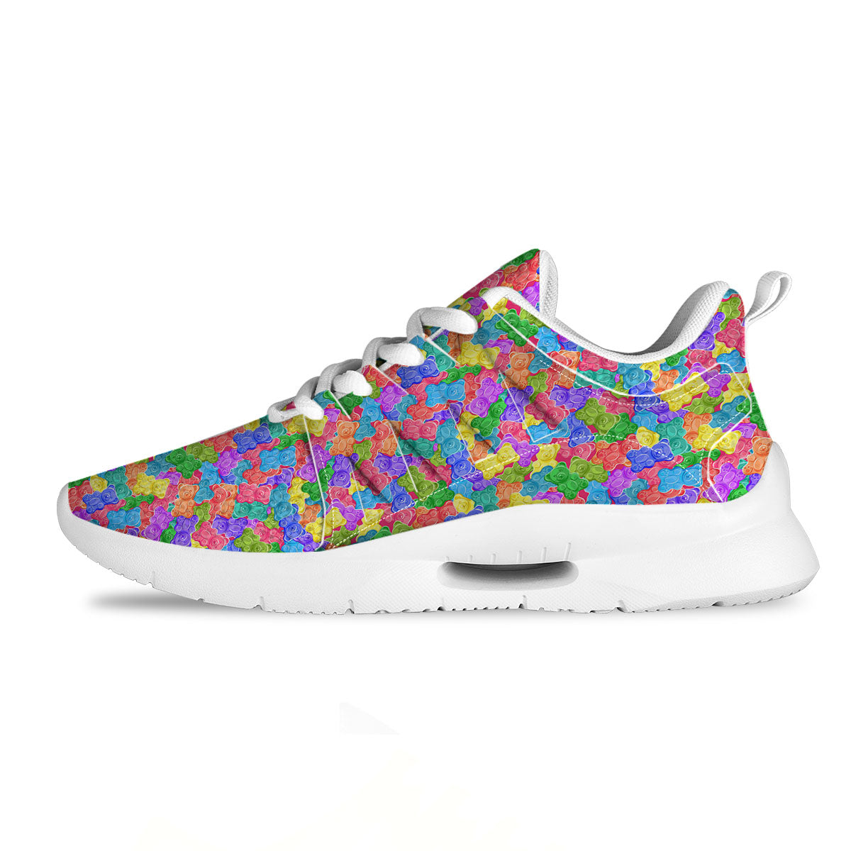 Gummy Bear Colorful Print Tennis Shoes-grizzshop
