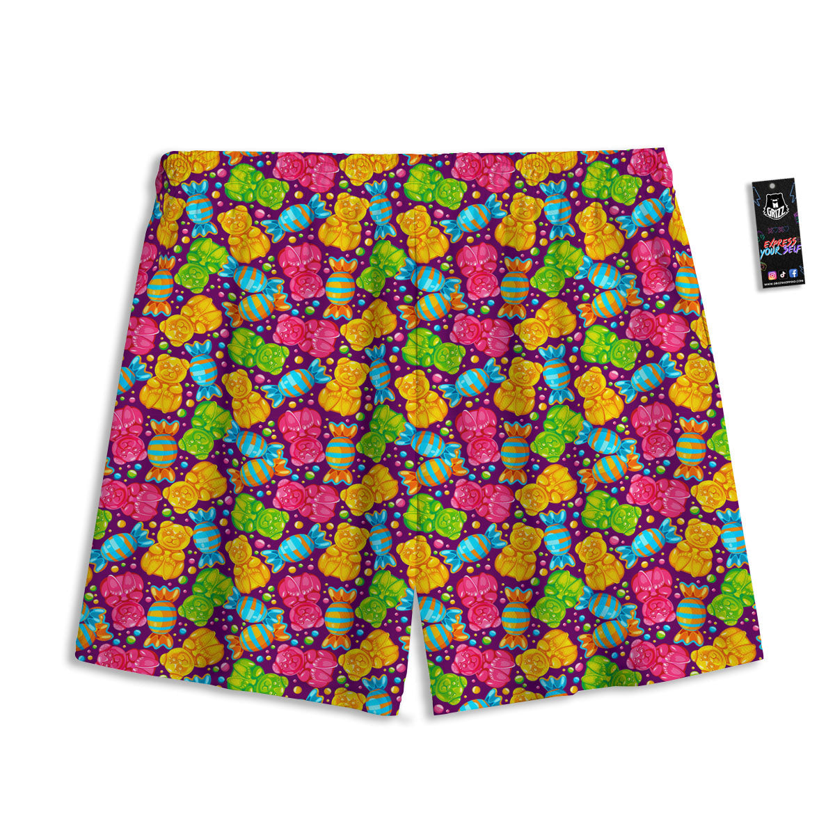 Giraffe Cute Cartoon Print Pattern Mesh Shorts