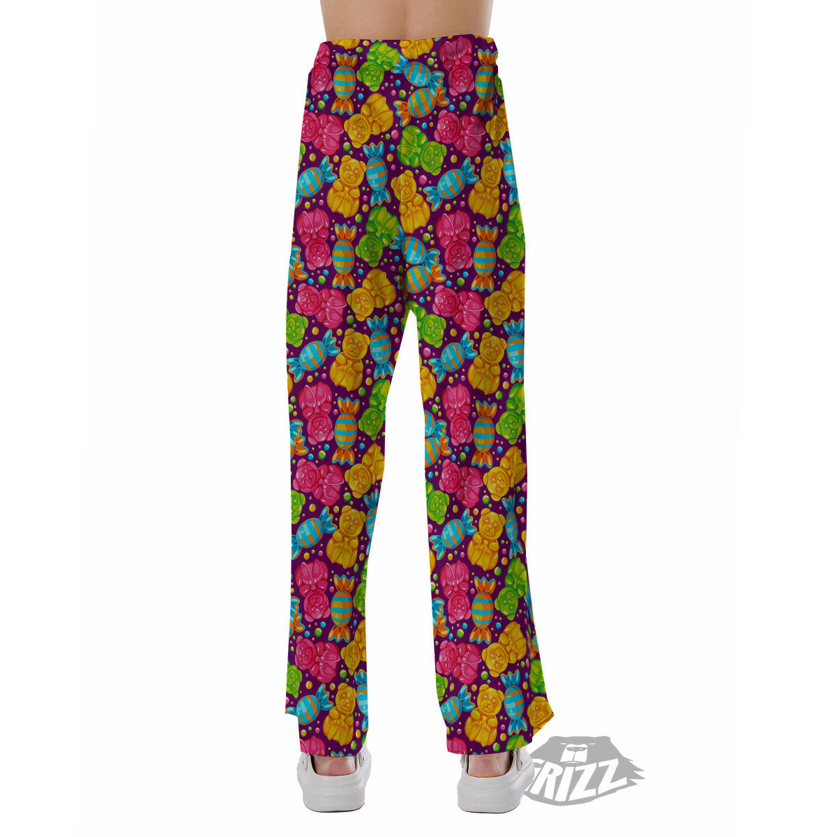 Gummy Colorful Print Pajama Pants-grizzshop