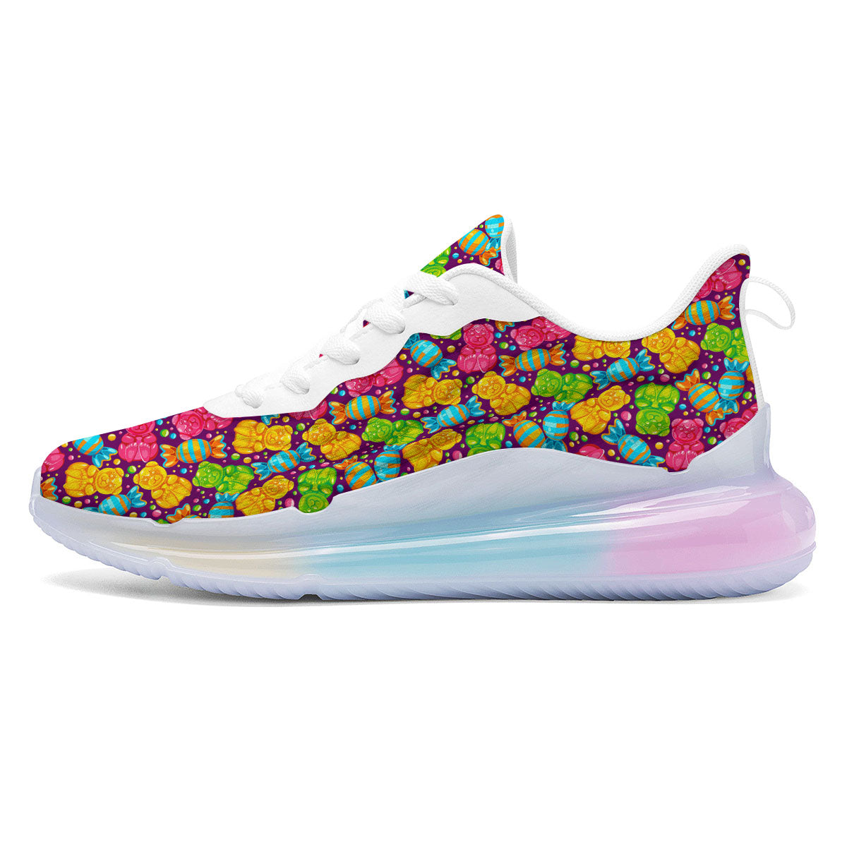Gummy Colorful Print Running Sneakers-grizzshop