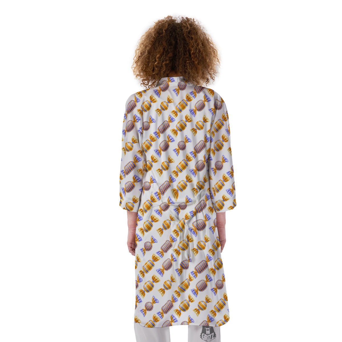 Gummy Yummy Print Pattern Kimono-grizzshop