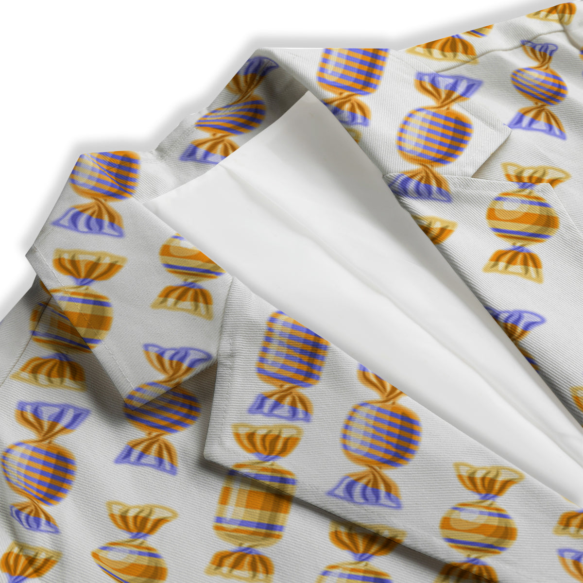 Gummy Yummy Print Pattern Women's Blazer-grizzshop