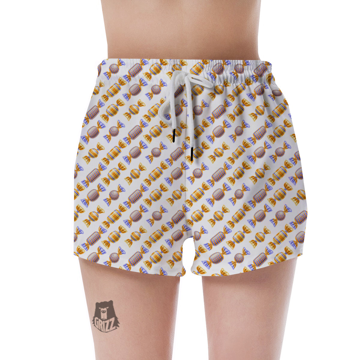 Gummy Yummy Print Pattern Women's Shorts-grizzshop