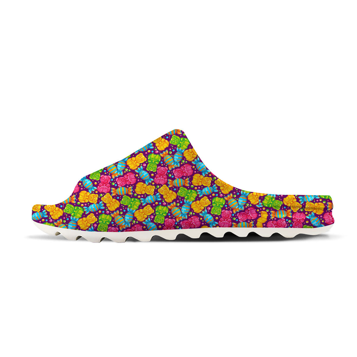 Gummy Colorful Print Sandals-grizzshop