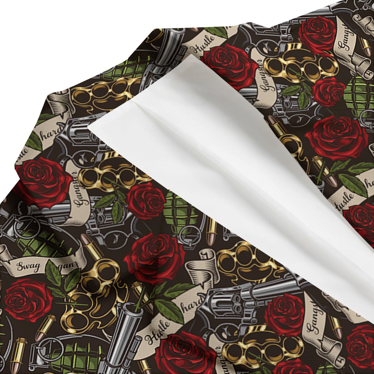 Gun Roses Men's Blazer-grizzshop