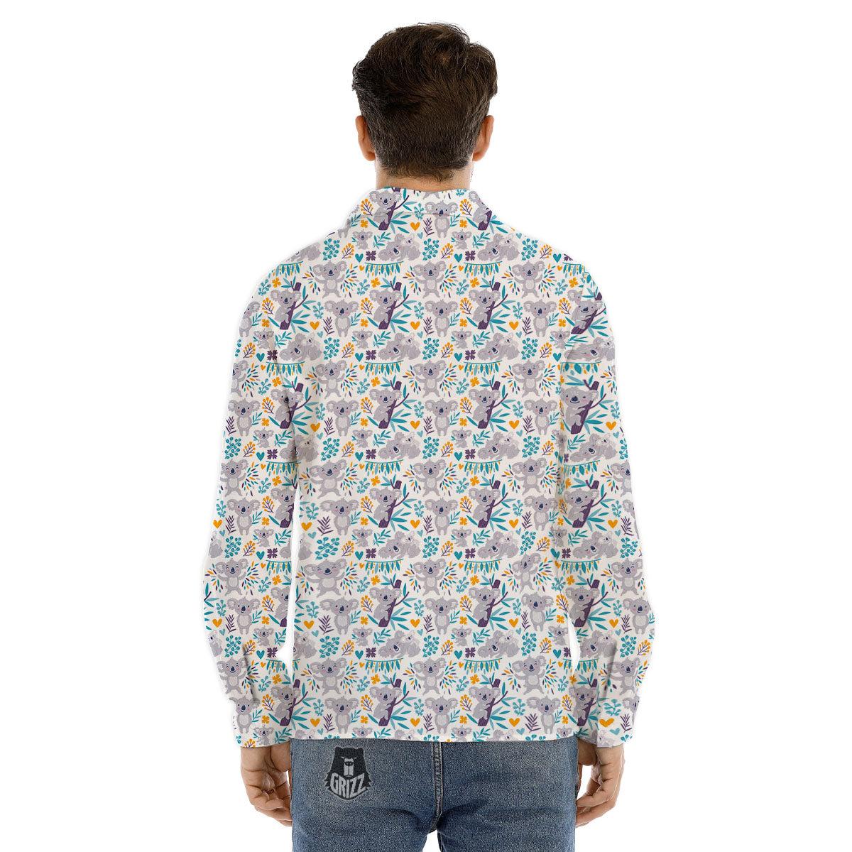Guns Game Colorful Print Pattern Men's Dress Shirts-grizzshop