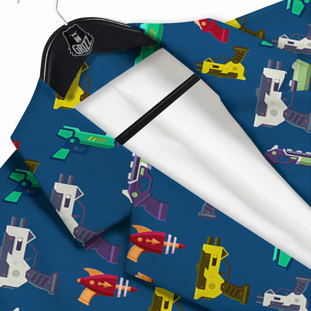 Guns Game Colorful Print Pattern Men's Sport Coat-grizzshop