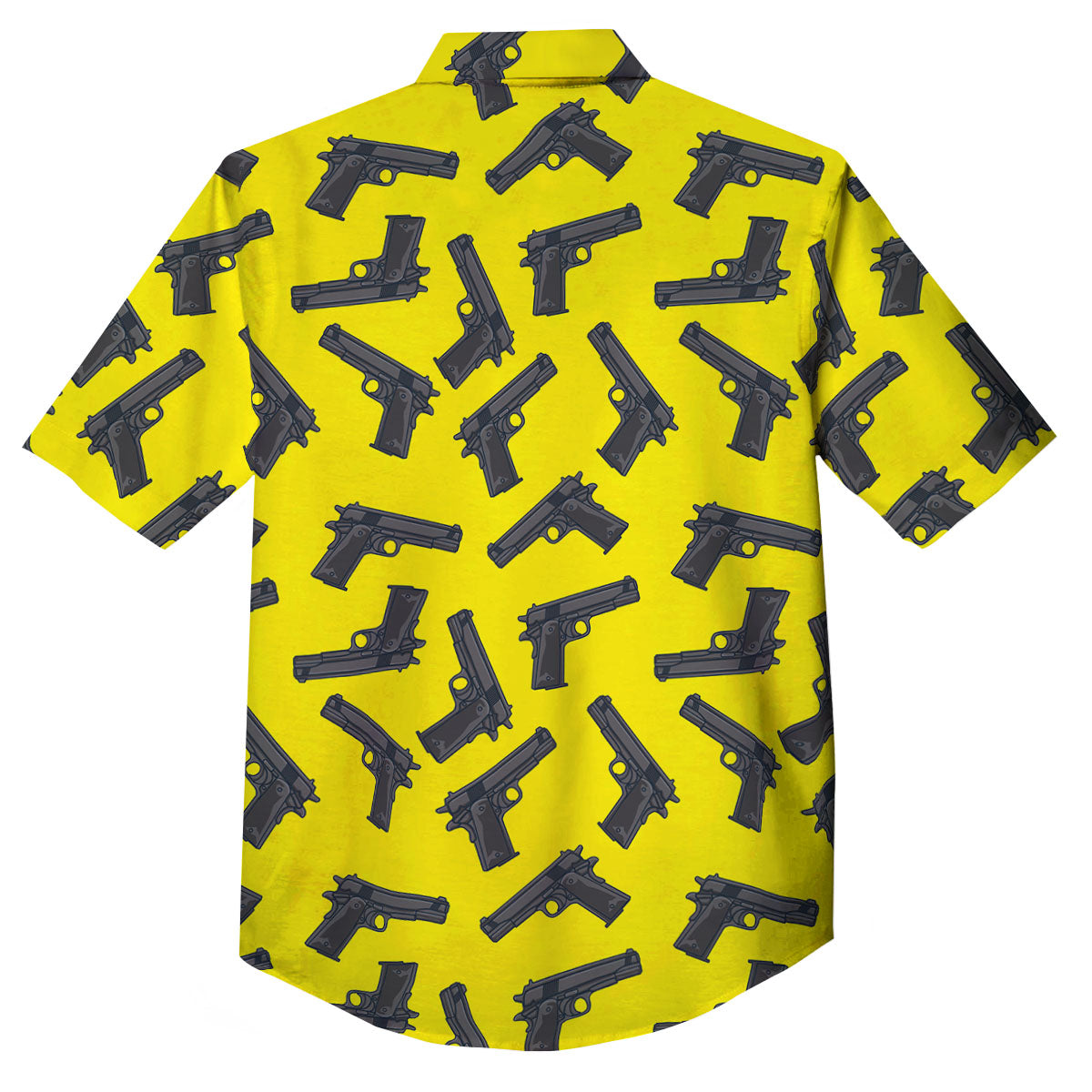 Guns Military Print Pattern Button Up Shirt-grizzshop